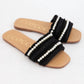 Ccocci - Women's Pearl Embellished Tweed Sandals