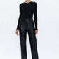 Pistola - Bailey Long Sleeve Crew Neck Thong Bodysuit