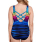 Longitude - Mombasa Double X-back Tank One Piece Brown