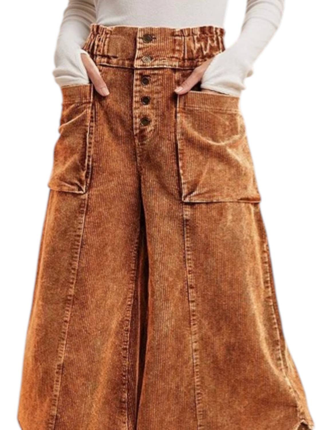 Anniewear - Velvet Wide Leg Pants