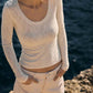 Z Supply - Tibi Lace Mesh Sweater