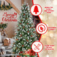 7.5-Foot Snow-Tipped Woodland Christmas Tree