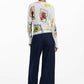 Desigual - Tropical Stamps Sweater - Petite