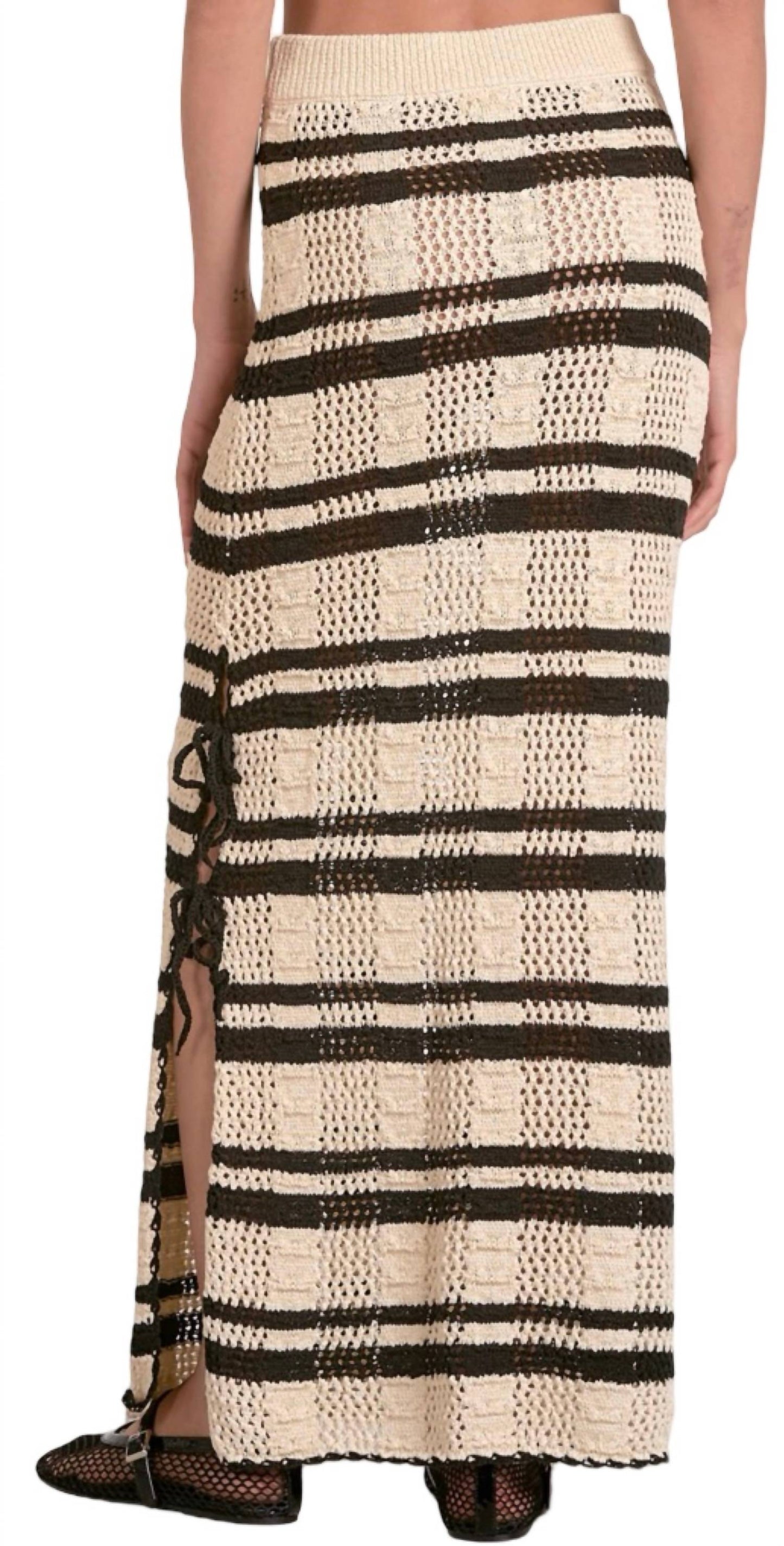Elan - Sundazed Side Slit Skirt