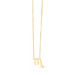 14K Yellow Gold Scorpio Necklace