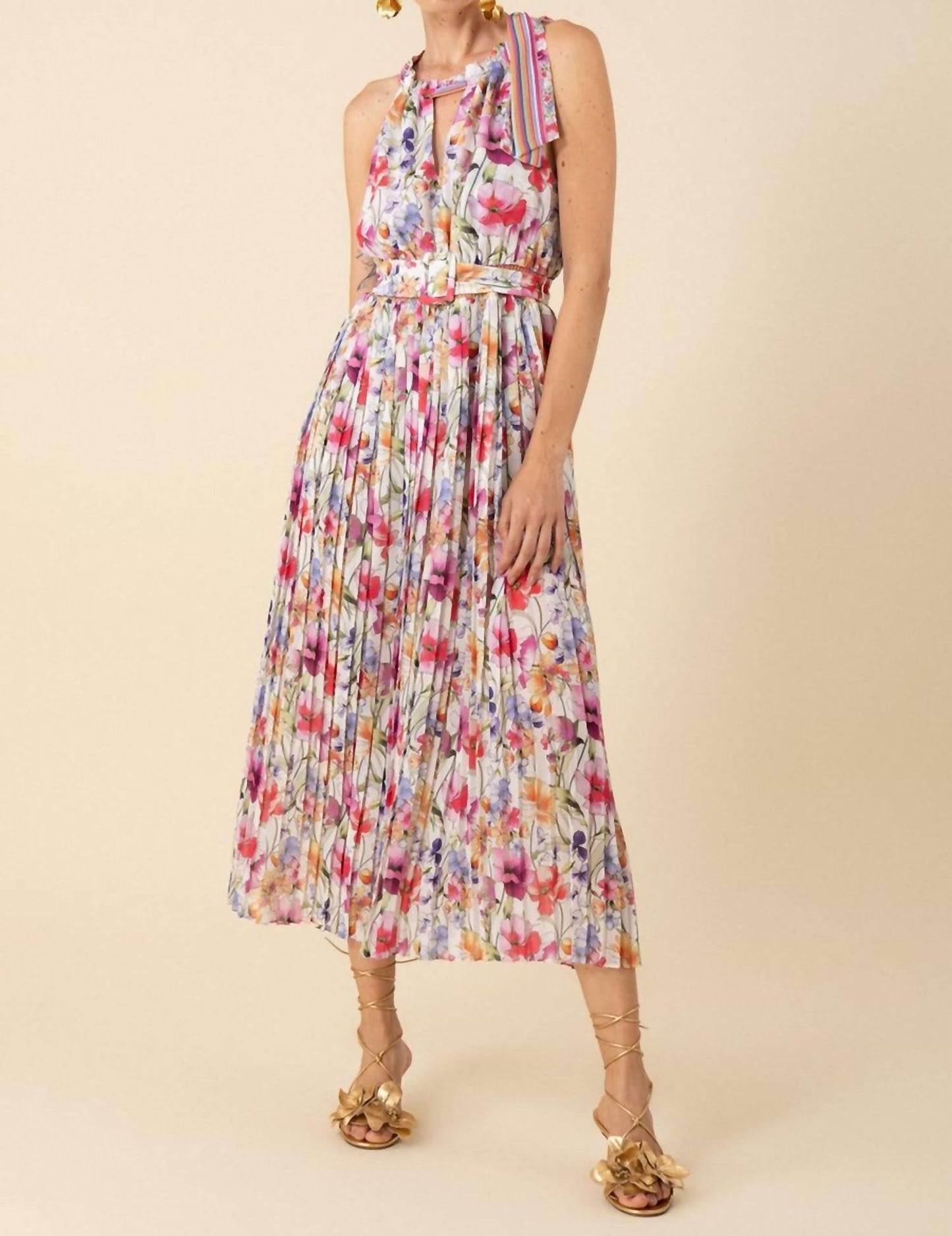 Hale Bob - Chelsea Chiffon Pleated Dress