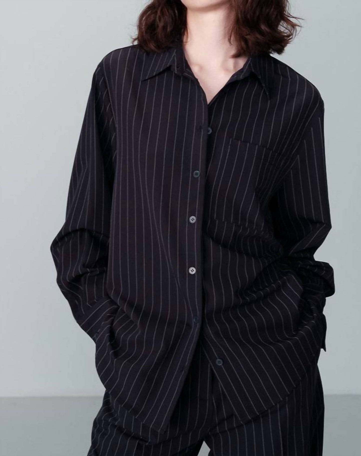 Grace & Mila - Nawelle Pinstripe Shirt