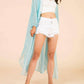 Jen & Co. - Paisley Long Boho Printed Kimono Wrap Cover Up