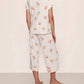 Eberjey - Gisele Short Sleeve Crop Pj Set