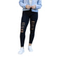 Julia Rose - Jacqueline High Waisted Laser Cutout Leggings