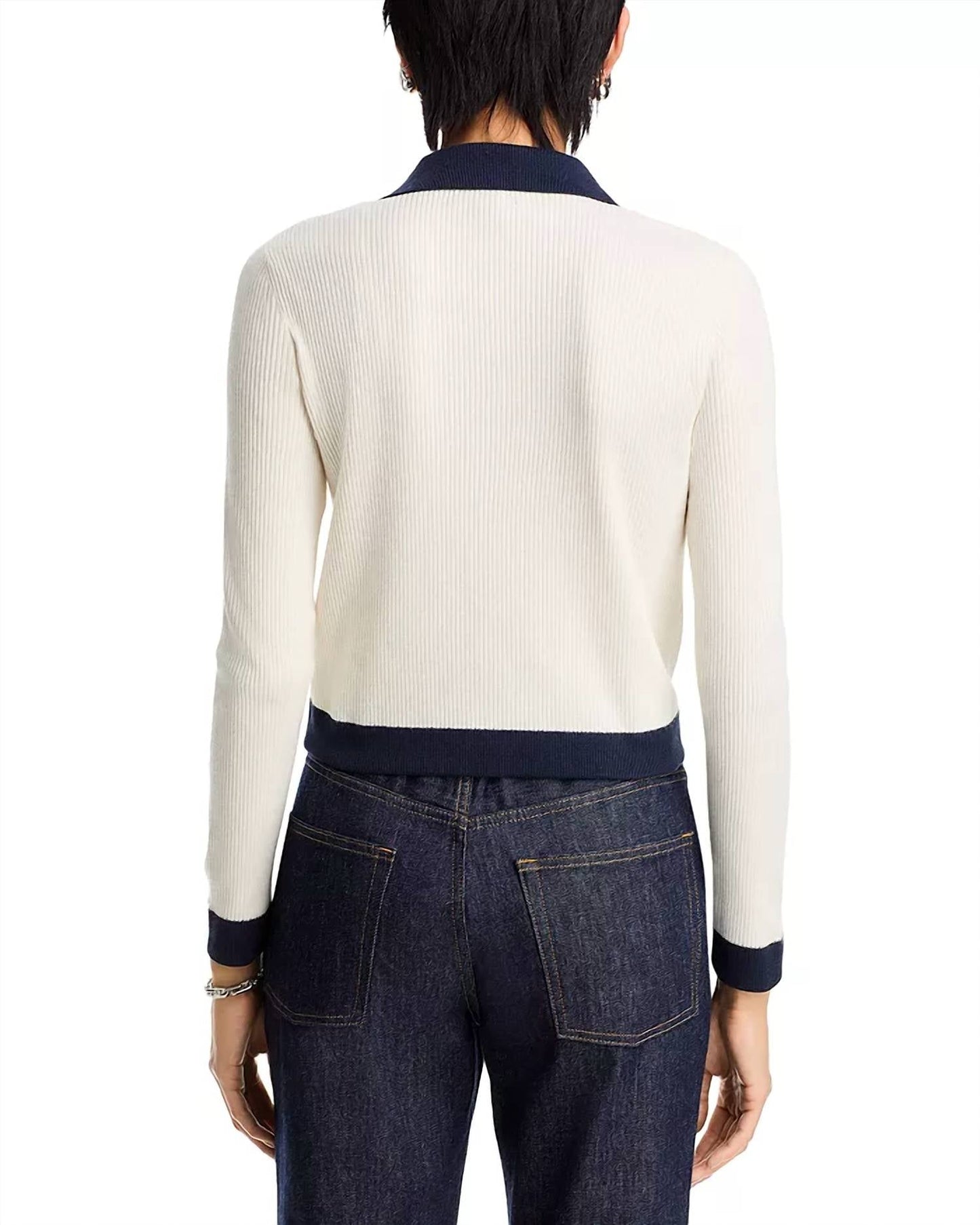 Steve Madden - Ayda Collar Rib Cardigan