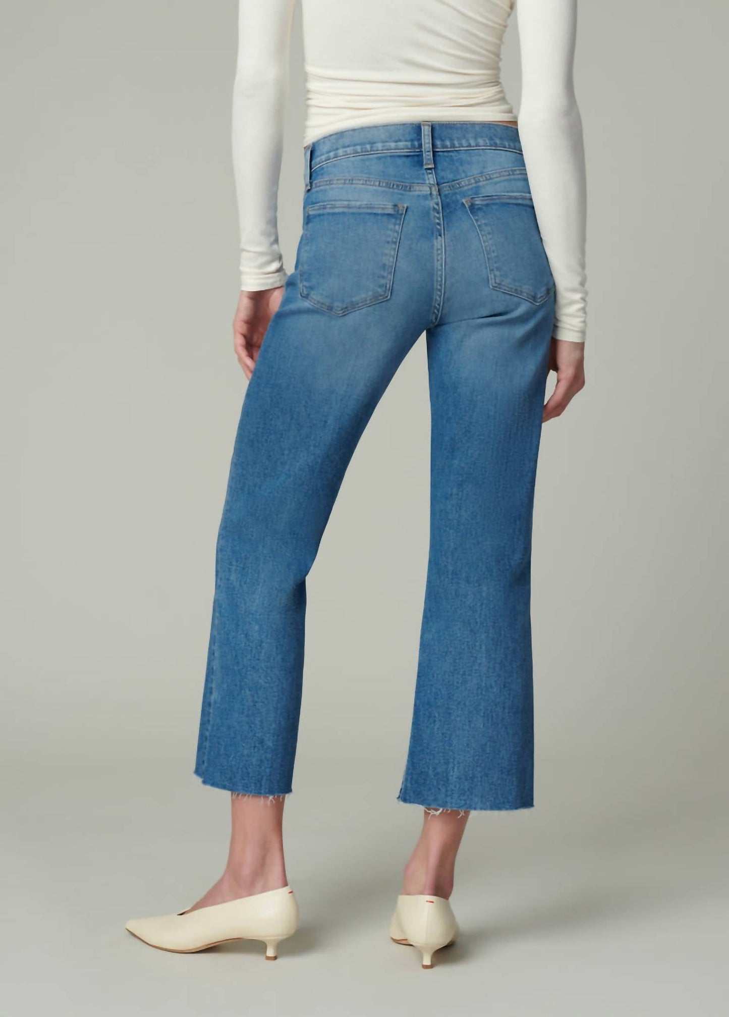 Joe'S Jeans - Callie Raw Hem Cropped Bootcut Jeans