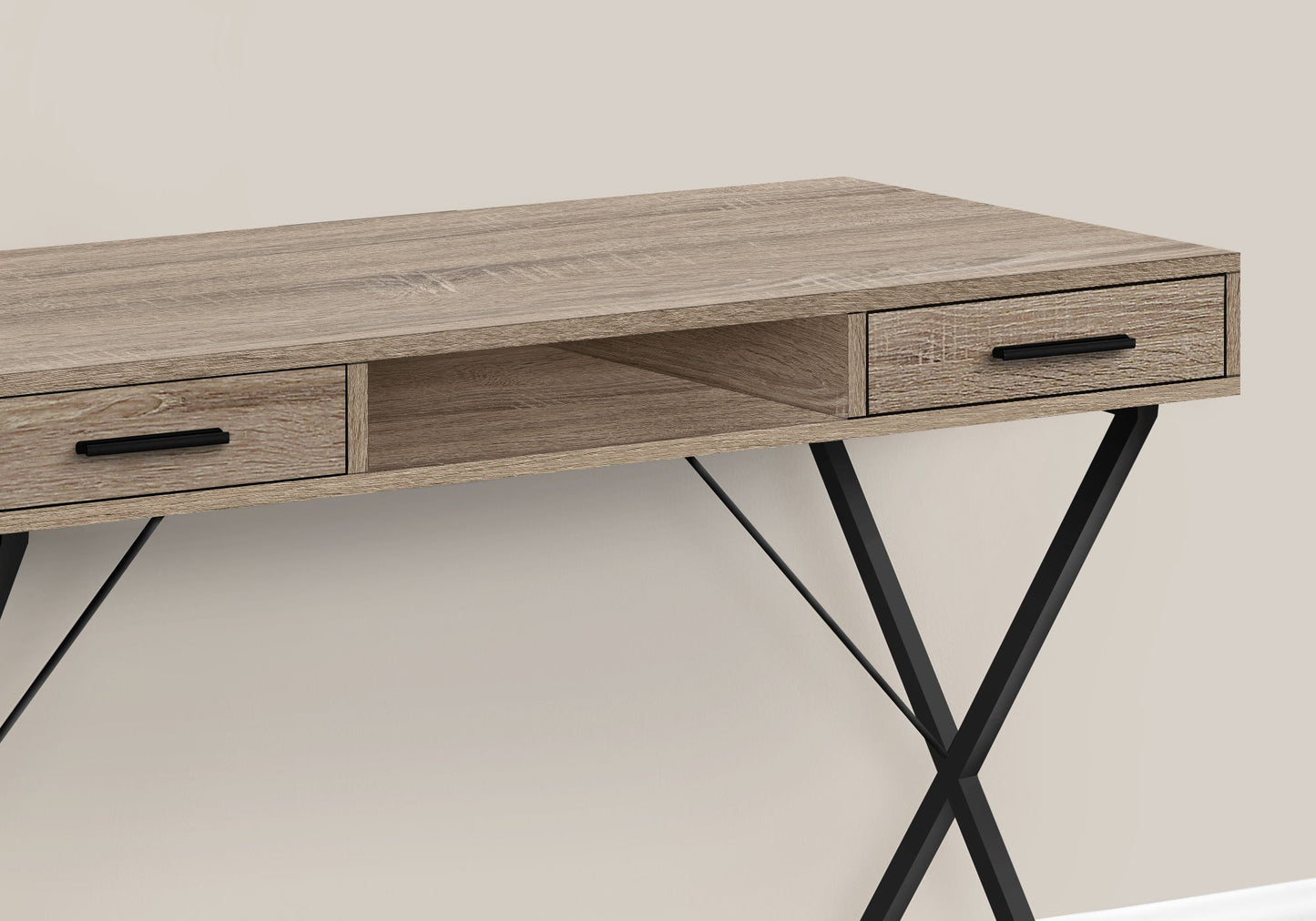 Contemporary Computer Desk with Storage Drawers