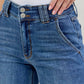 Judy Blue - High Waist Double Button Wide Leg Jeans