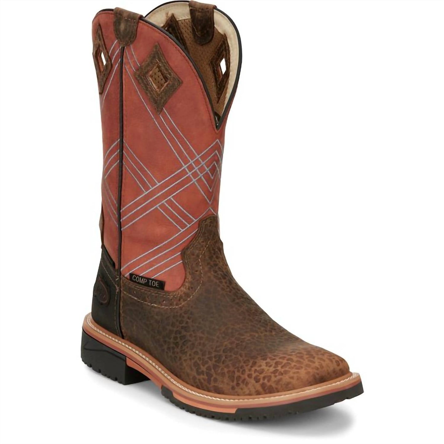 Justin - Men's 12" Waterproof Leather Work Boot