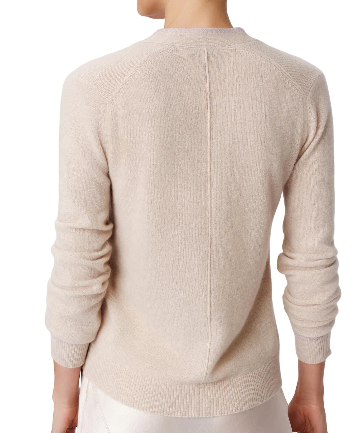 Atm - Cashmere Long Sleeve Cardigan