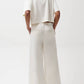 Pistola - Delphine Pleated Denim Wide Leg Pant