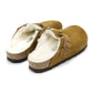 Birkenstock - Women's Boston Shearling Suede Clogs