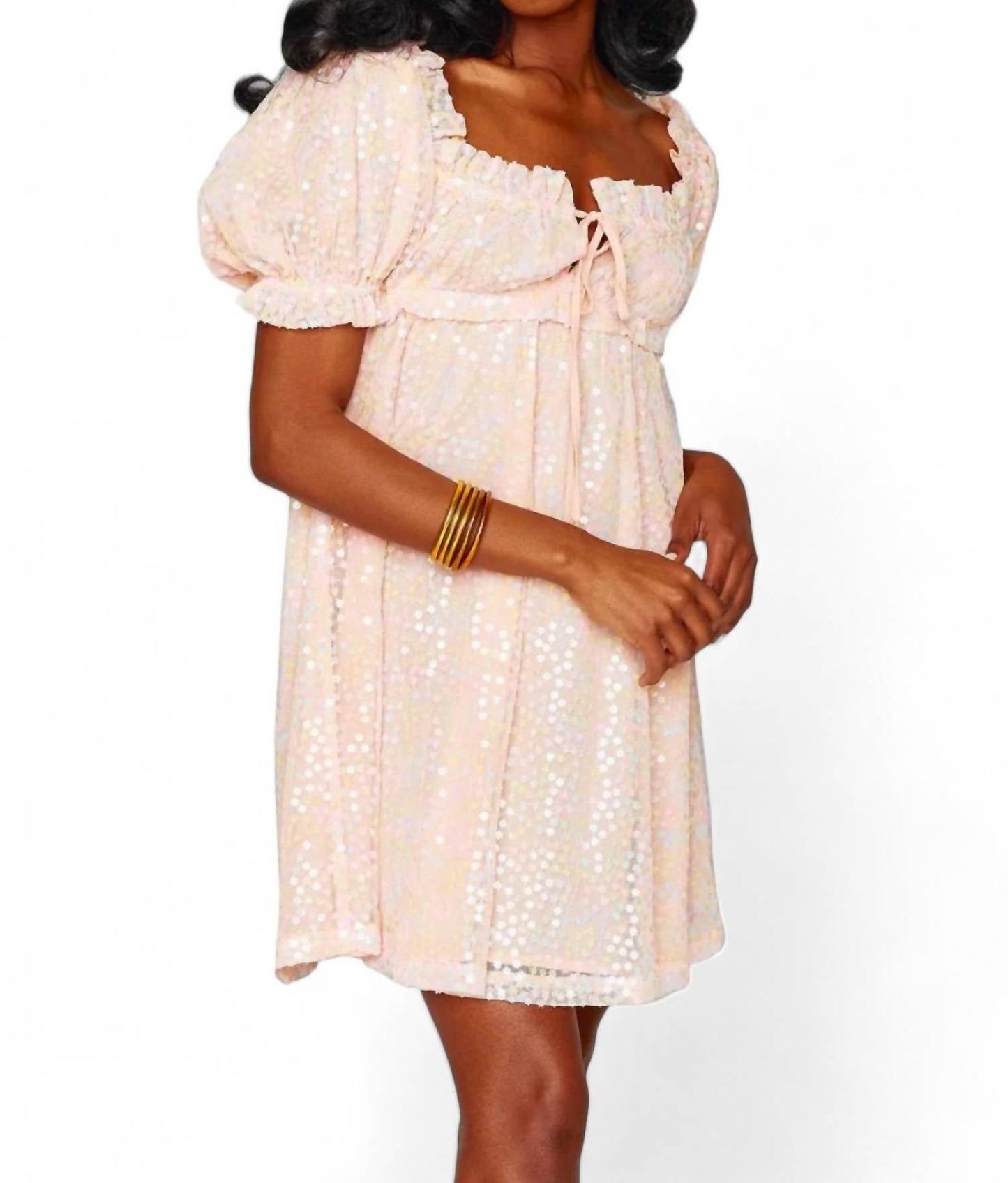 Buddylove - Jac Puff Sleeve Short Dress