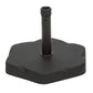 Umbrella Base With Hexagonal Shape - Black
