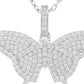 Allyanna Gifts - Women's Moissanite Pave Butterfly Necklace