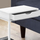 Accent Table, C - Shaped Contemporary Elegant Design