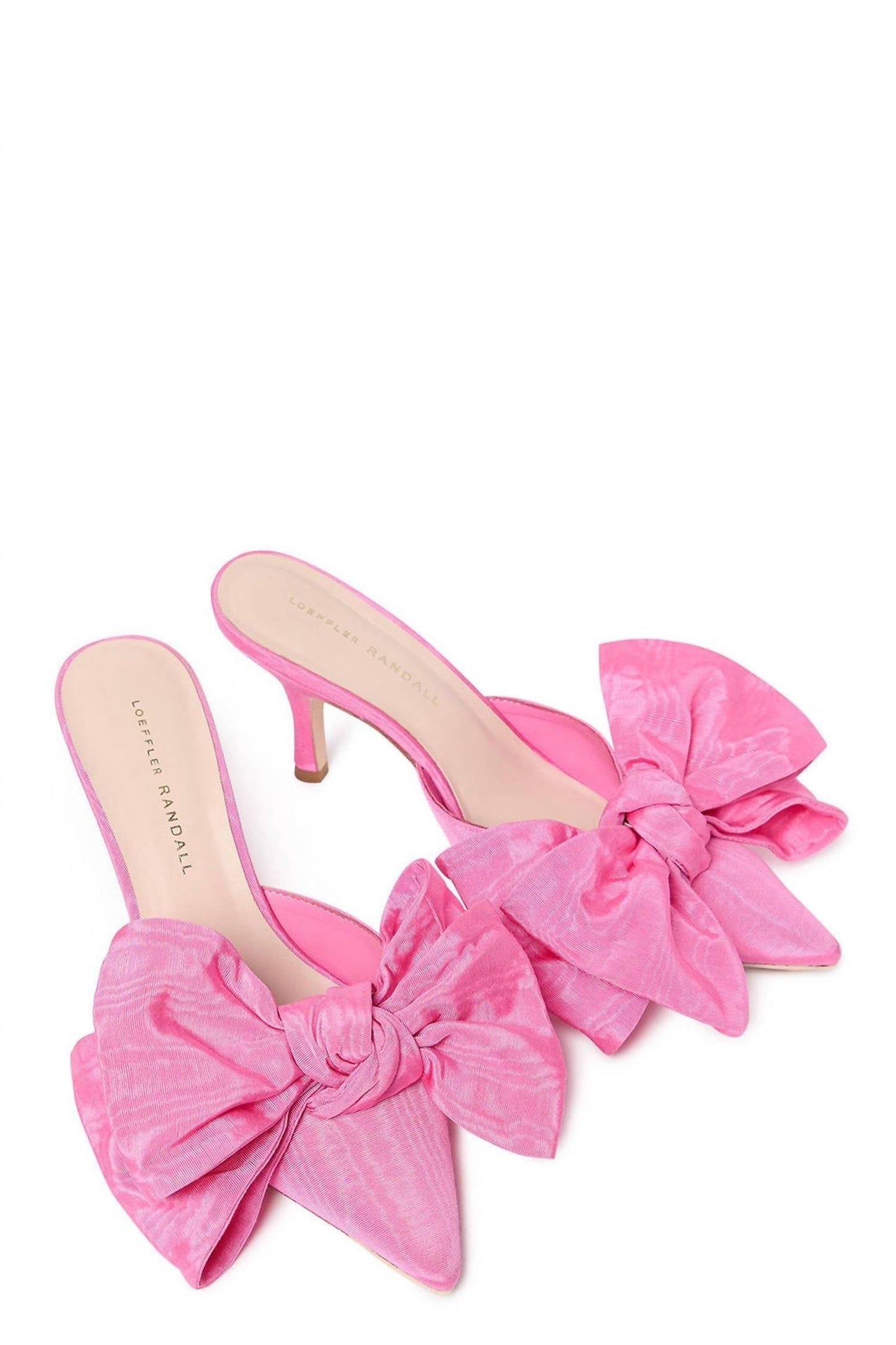 Loeffler Randall - Margot Rose Moiré Bow Mule