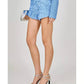 2.7 August Apparel - 3d Floral Mini Shorts