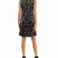 Nicole Miller - Jacque Satin Sleeveless Shift Dress