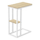 Accent Table, C-Shaped, Marble Look Contemporary & Modern Convenient Design