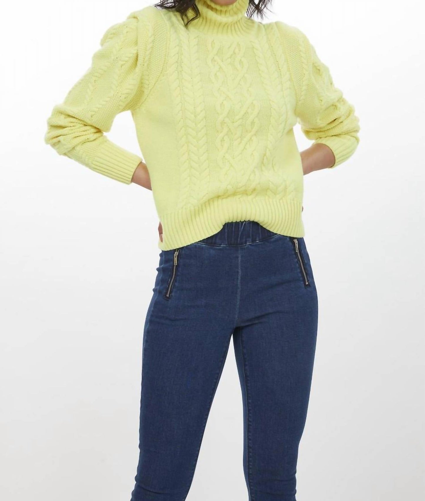 Generation Love - Sunflower Jordan Cable Sweater