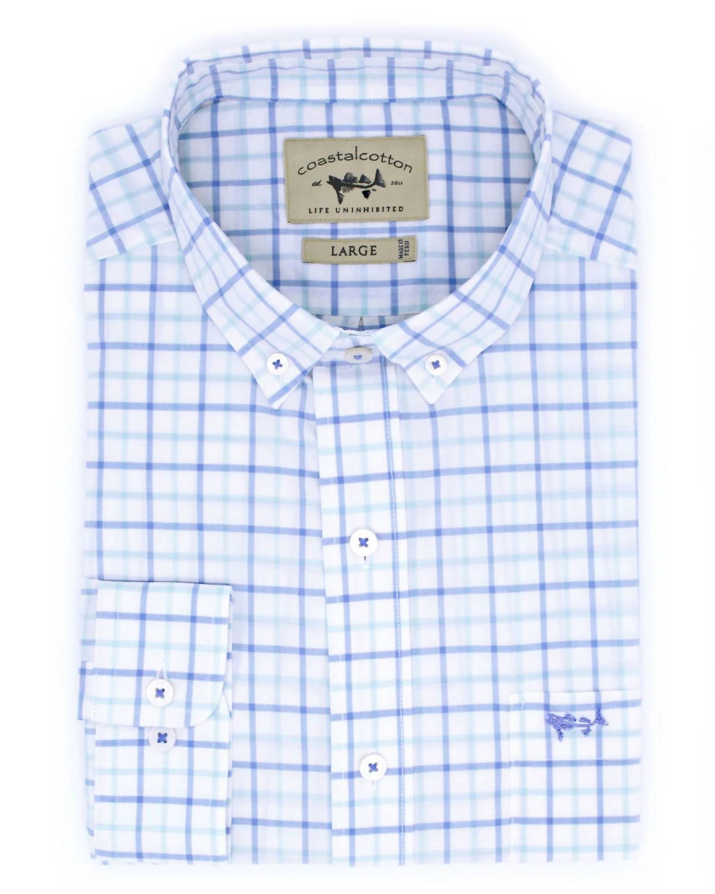 Coastal Cotton - Long Sleeve Sport Shirt