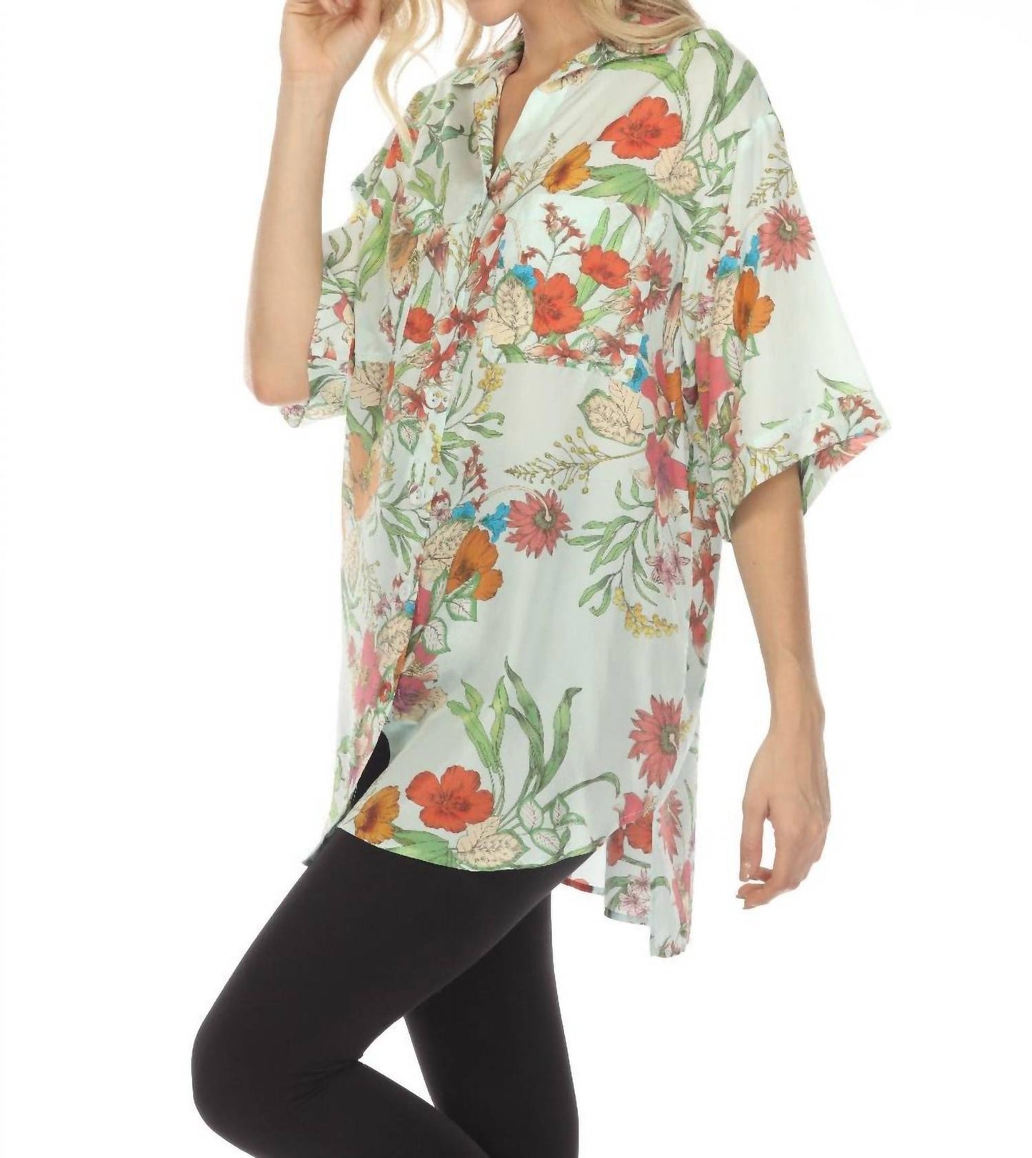 Johnny Was - Liliana Silk Oversized Weekend Tunic Top