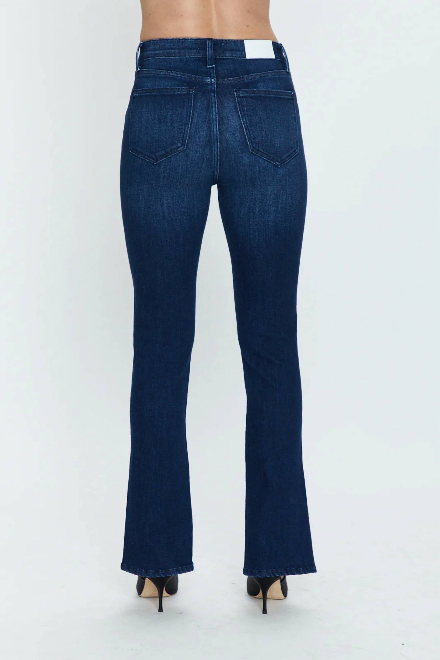 Pistola - Teagan High Rise Vented Slim Straight Jeans