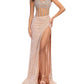 Ashleylauren - Dazzling Fully Hand Beaded Gown