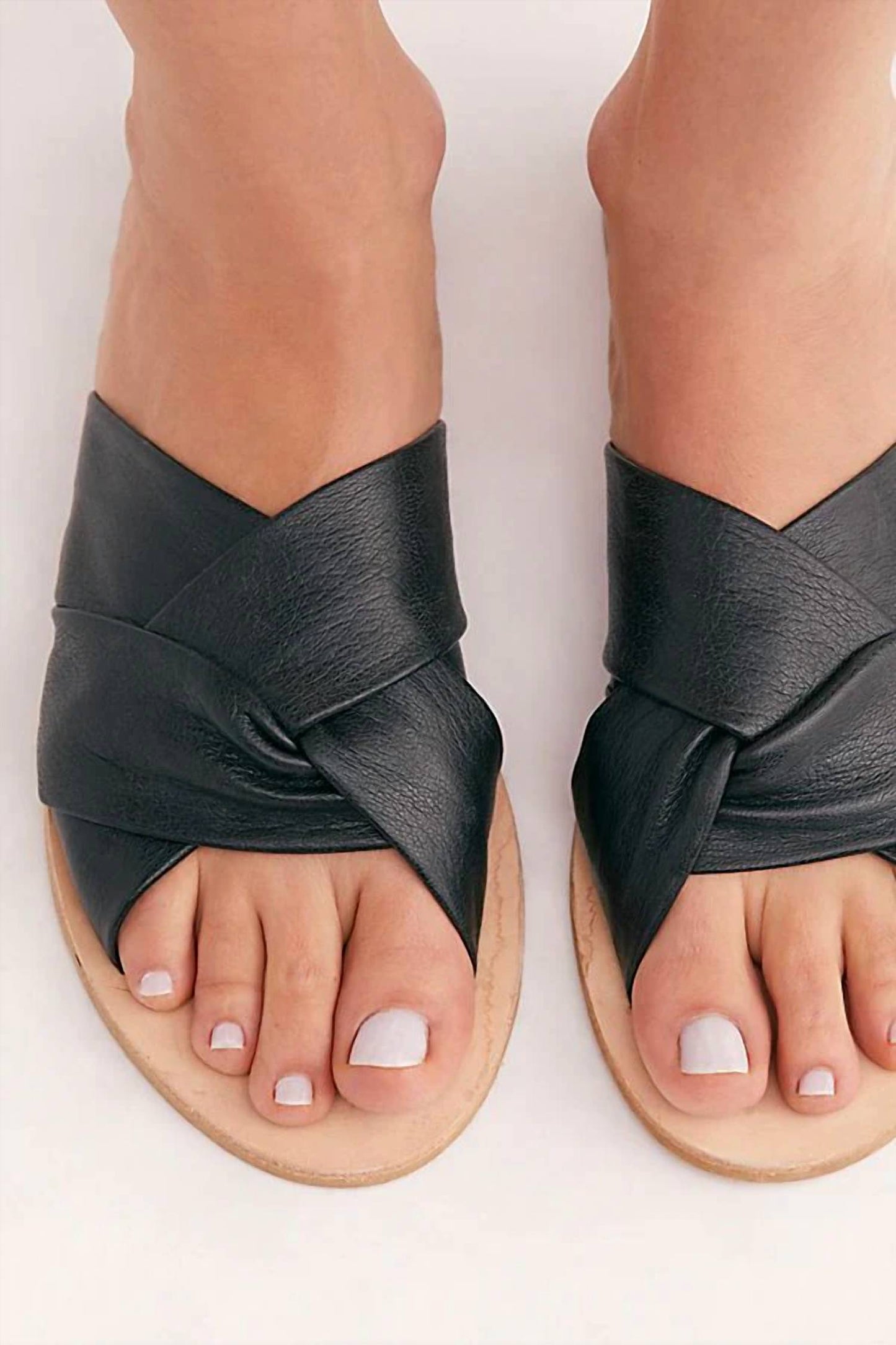 Free People - Women's Leather Crisscross Rio Vista Slides