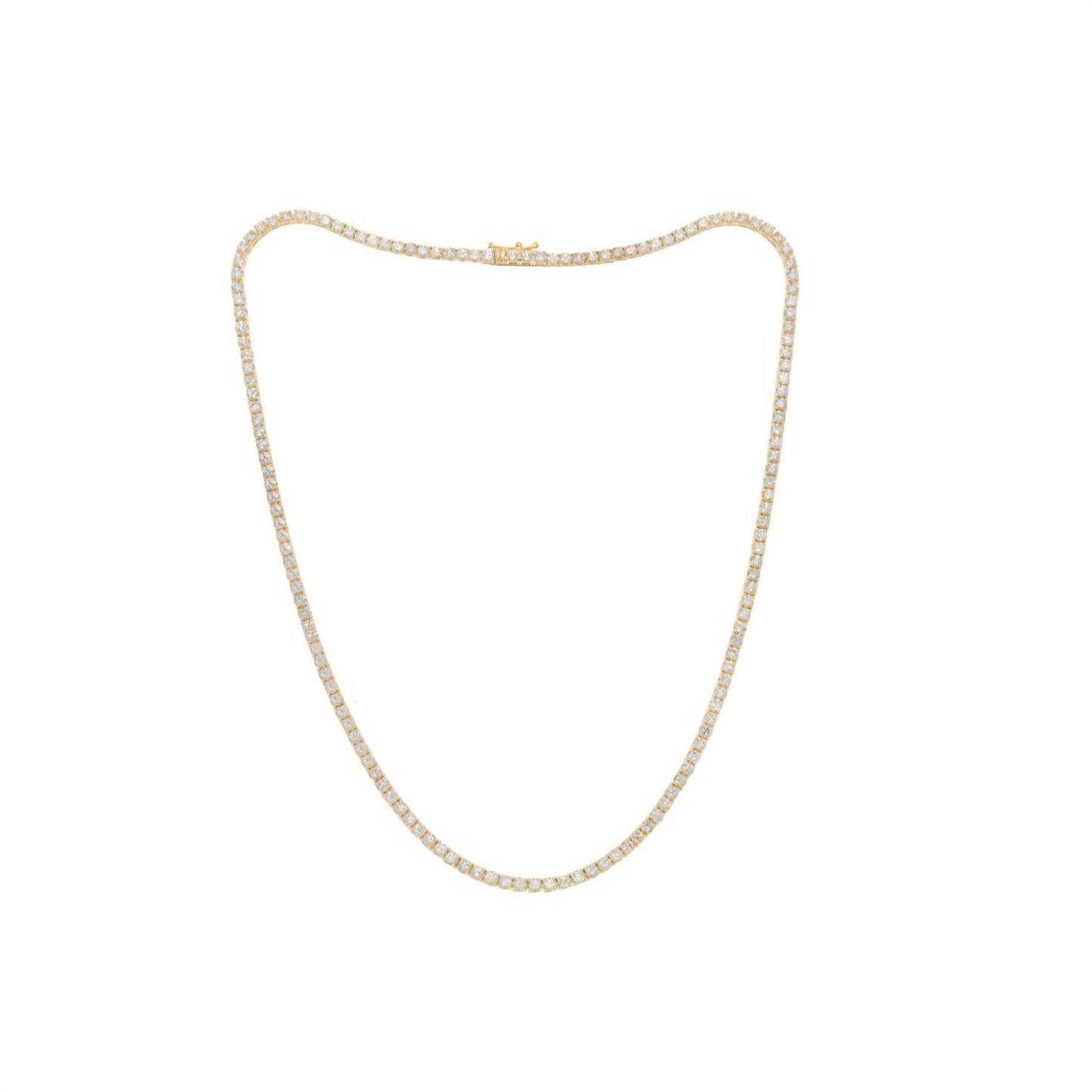 Diana M Jewels - 5.00 Cts Lab Grown Round Diamond Tennis Necklace