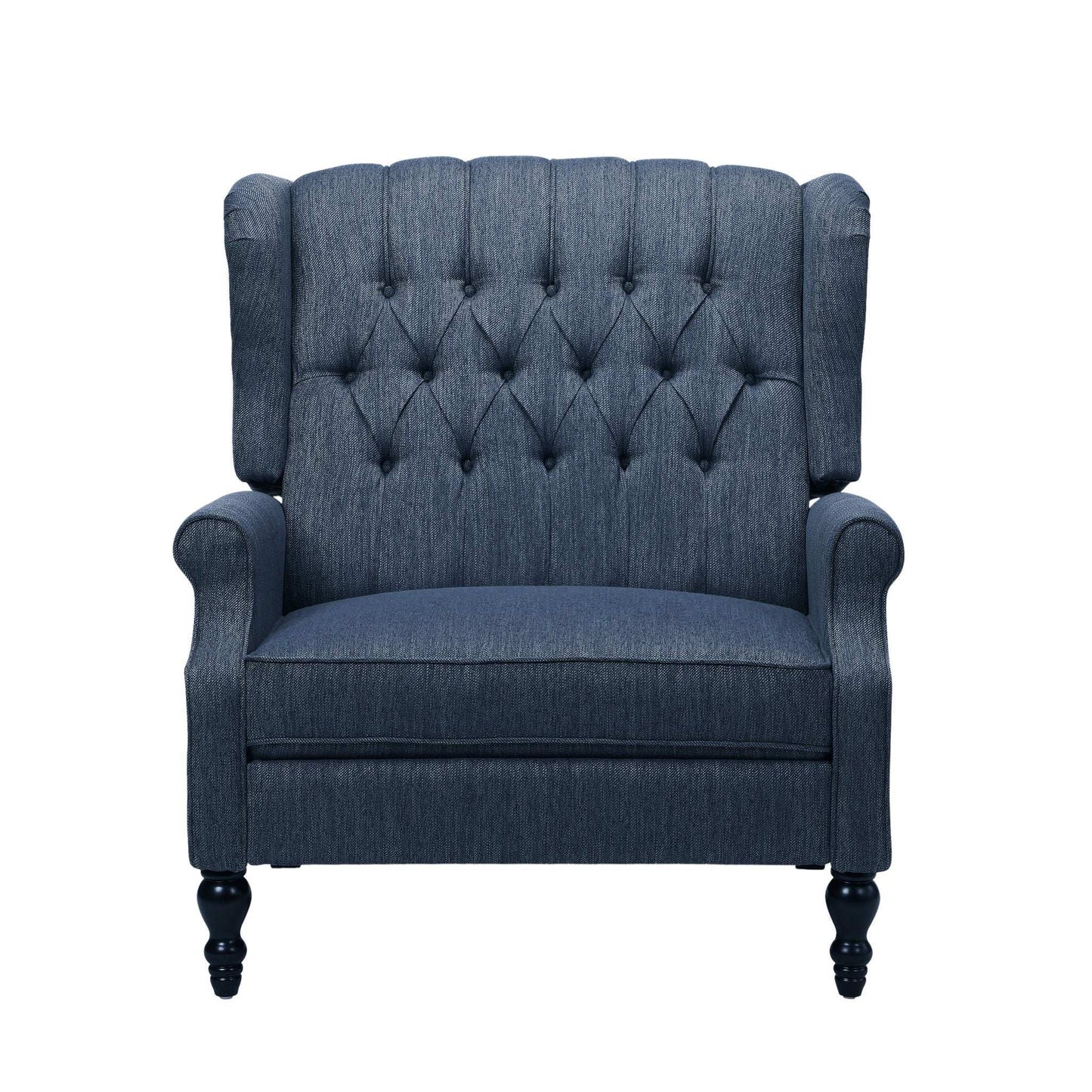 Dunham Contemporary Fabric Tufted Oversized Pushback Recliner