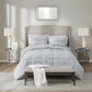 King/Cal King Back Print Long Fur Comforter Mini Set