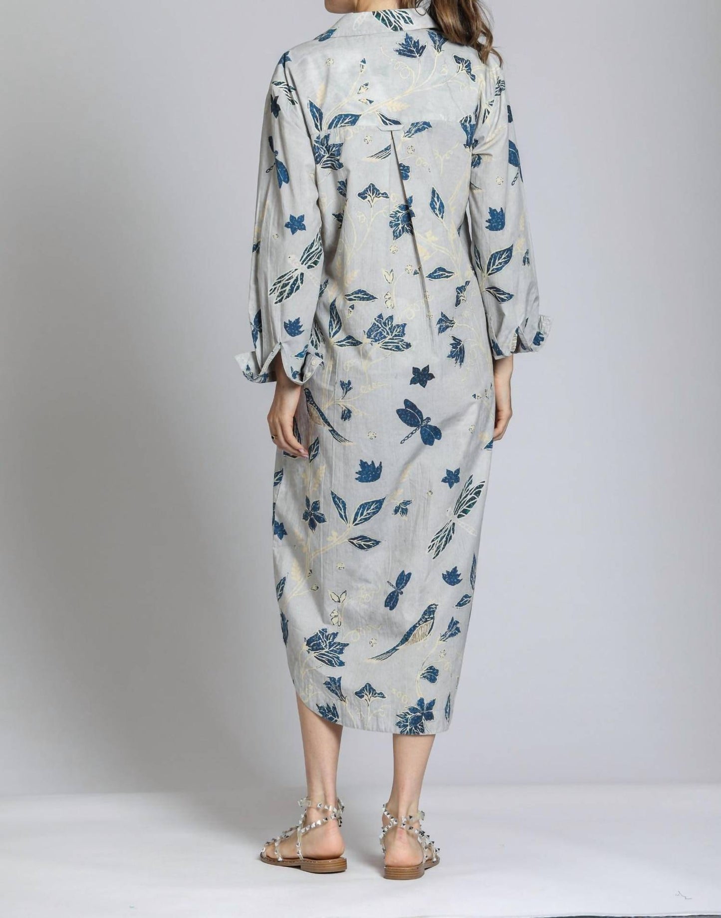 Apny - Printed Shirt Dress