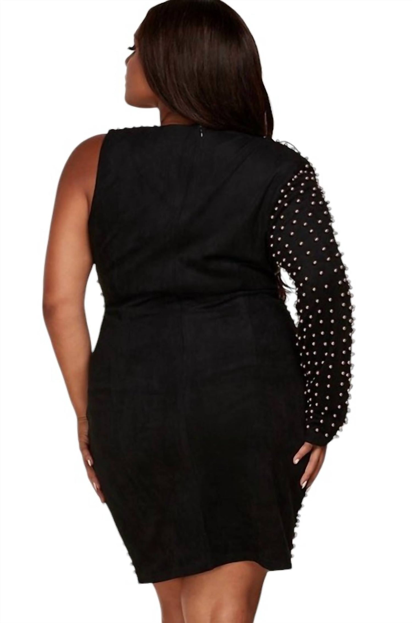 L'Atiste - One Sleeve Dress With Pearls