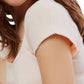Free People - End Game Pointelle Baby Tee