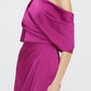 Theia - Rayna One Shoulder Draped Gown