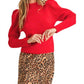 &Merci - Puff Sleeve Mohair Sweater