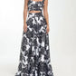 Steffany Milano - Monochrome Rose Print Two-piece Set