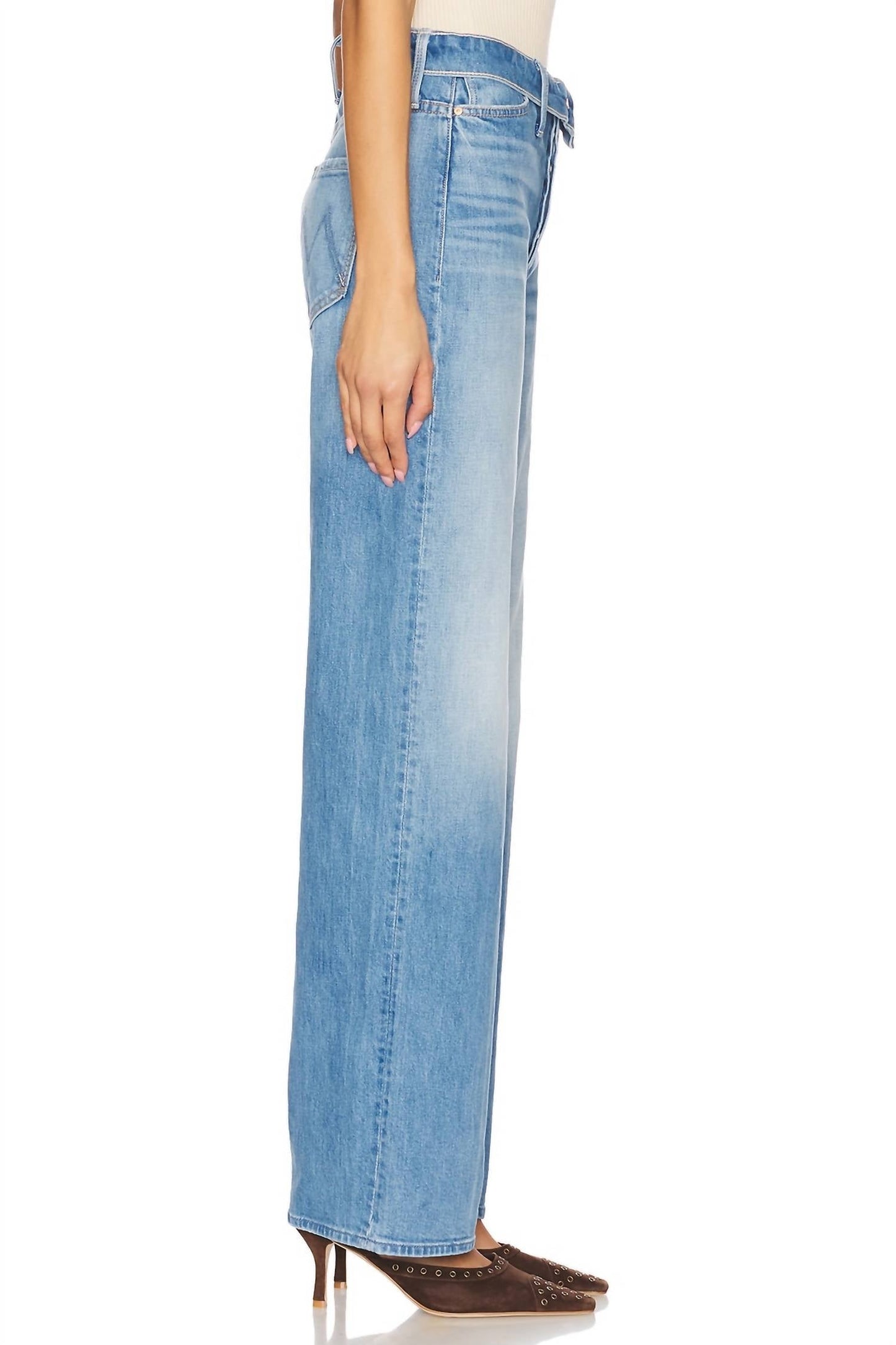 Mother - Foldover Dodger Sneak Jean