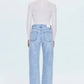 Pistola - Lexi Mid Rise Bowed Straight Jeans