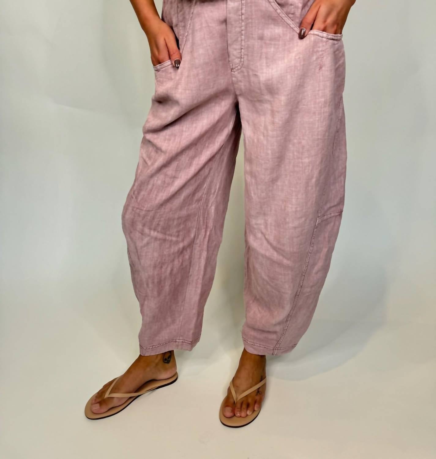 Free People - High Road Solid Pull-on Barrel Pants