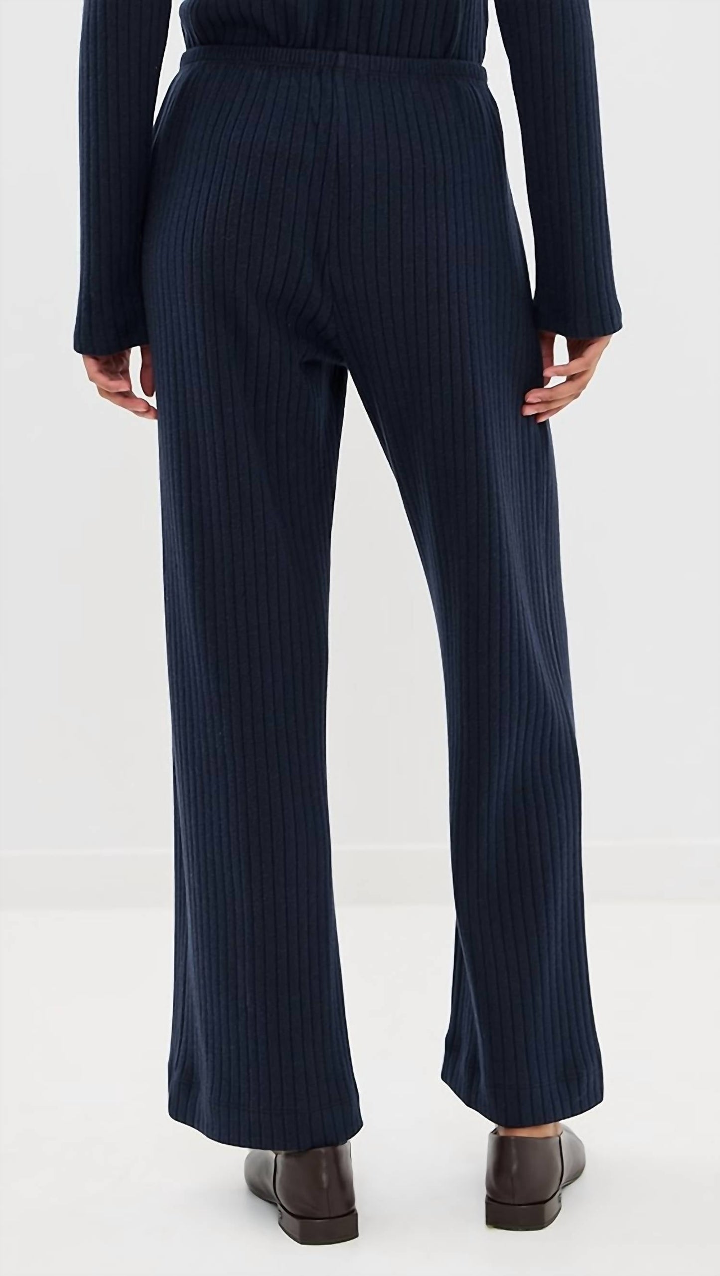 Donni. - Sweater Rib Simple Pants