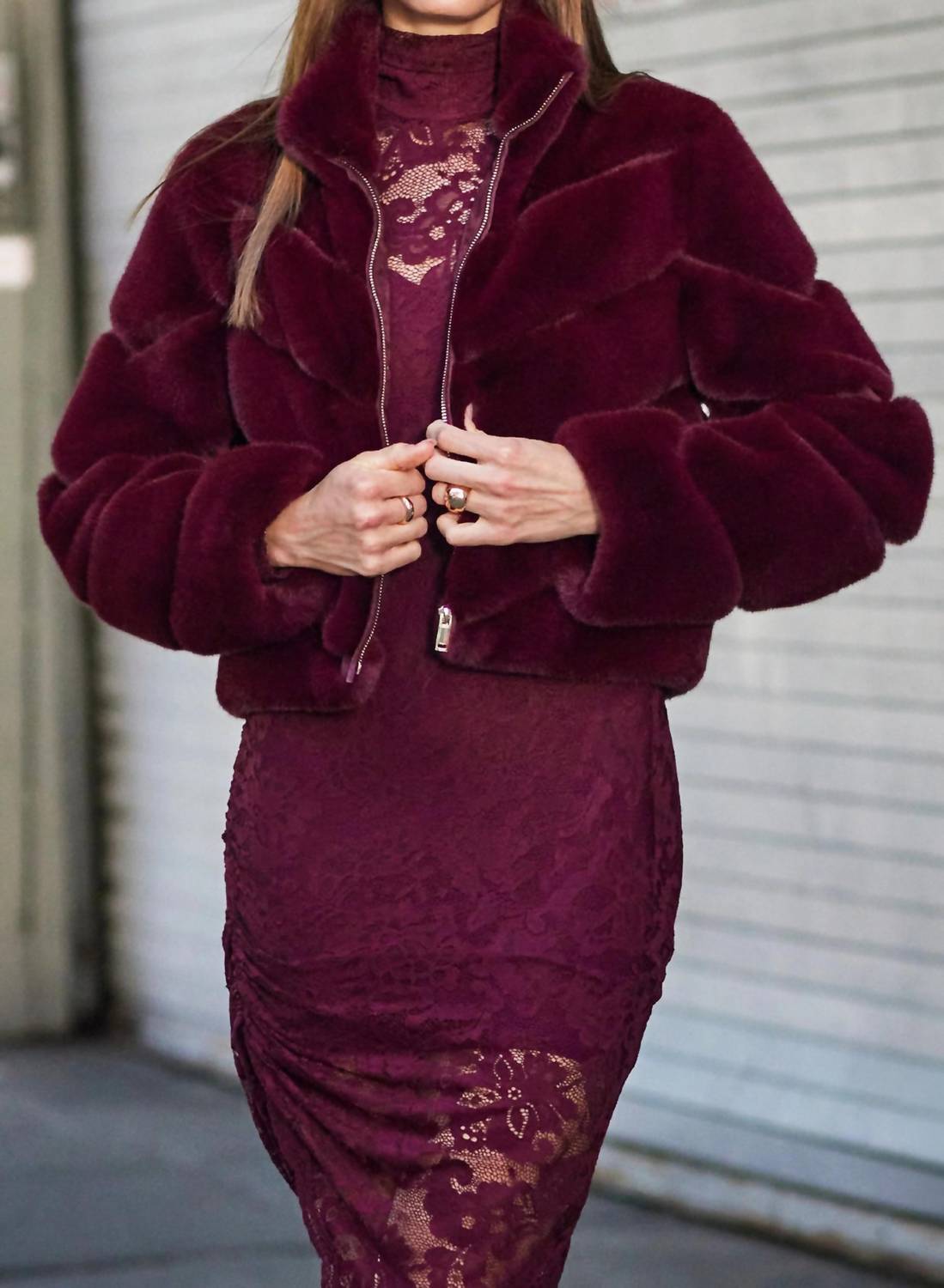 Generation Love - Brianna Faux Fur Jacket